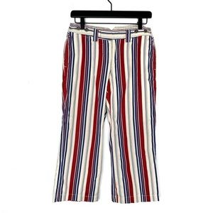 Y2K Tommy Hilfiger Pinstripe Crop Capri Pants